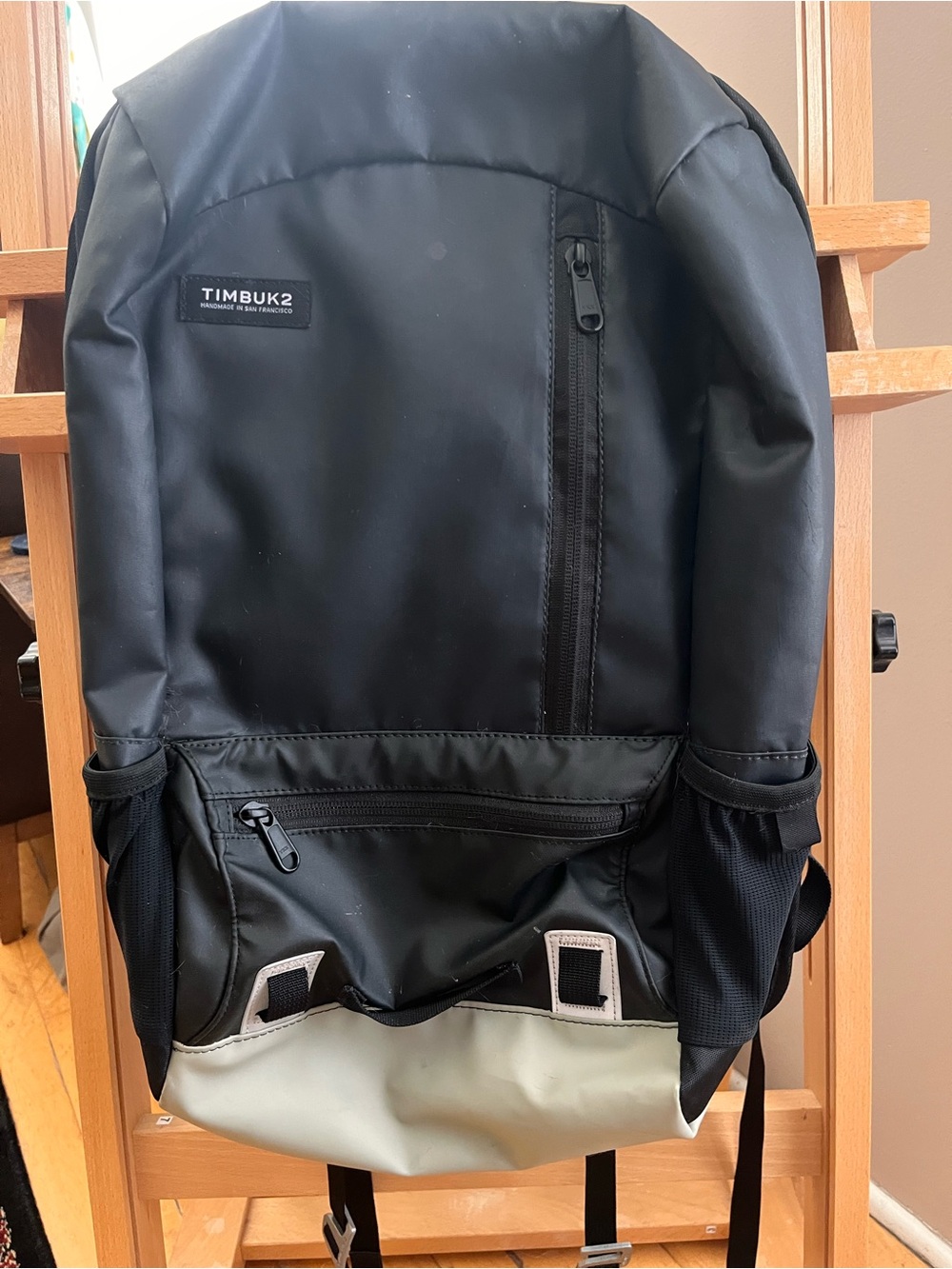Timbuk2 Two-Tone Black and Cream Urban Backpack